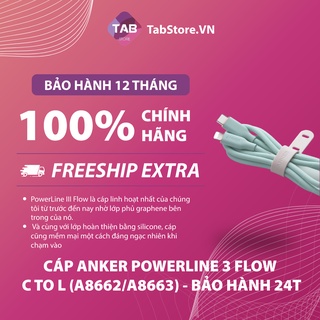 Cáp anker powerline 3 flow c to l - bảo hành 24t