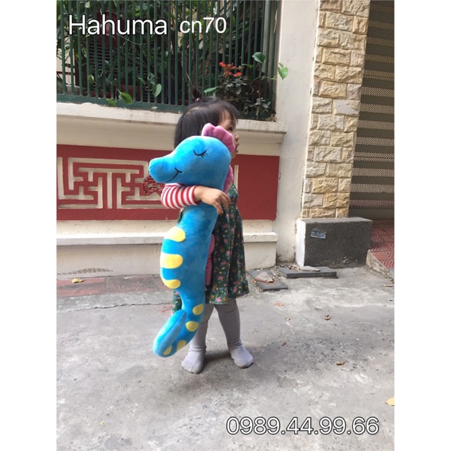 Gối ôm cá ngựa cho bé sơ sinh mềm mịn