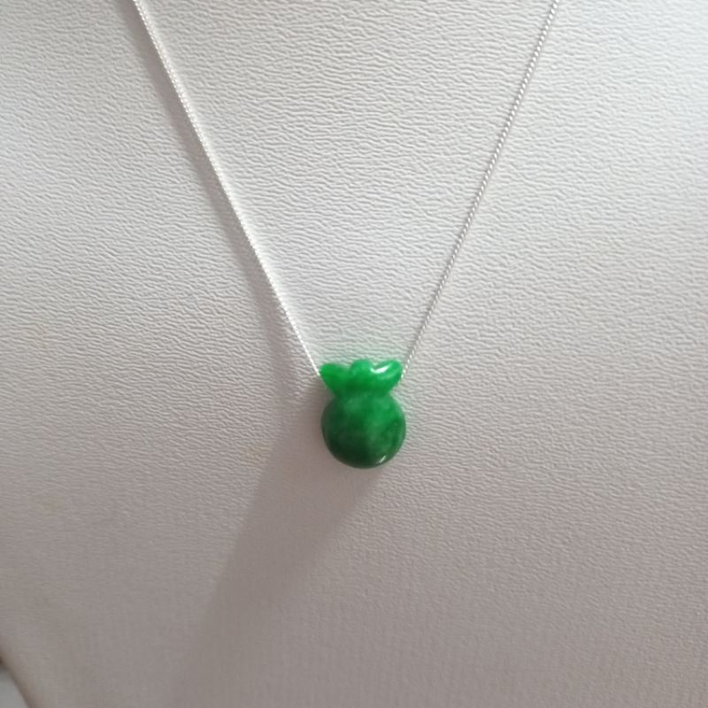 Dây chuyền bạc 925 mặt túi tài lộc may mắn shop vĩnh viễn bảo hành sp bán ra bao đổi trả