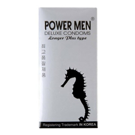 Bao cao su Power Men Longer Plus cá ngựa hộp 12 chiếc - Kent Shop