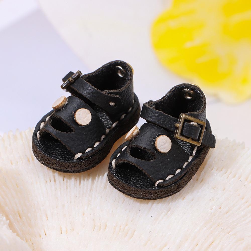 Giày Búp Bê Da Bò 1 / 12BJD Tỉ Lệ 1 / 11 OB11