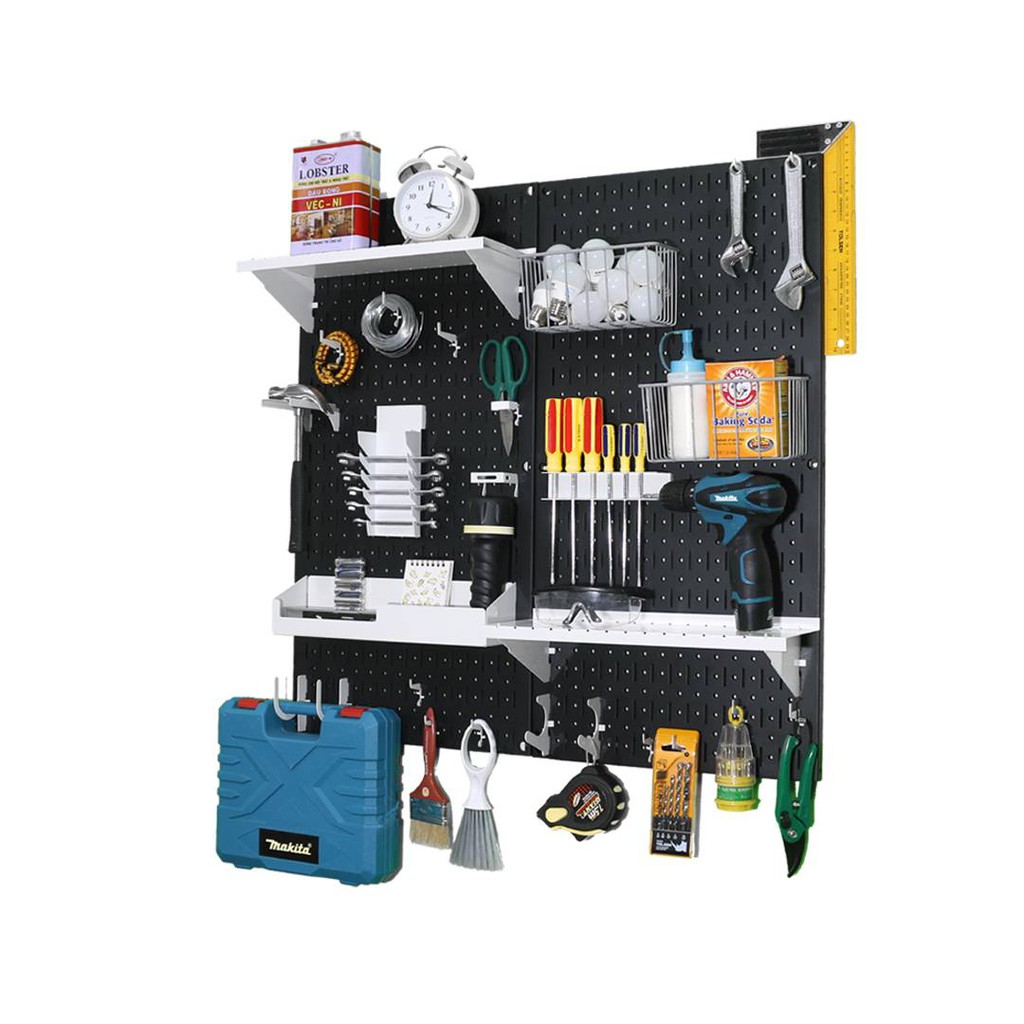 Bảng Treo Đồ Nghề Pegboard Cơ Khí D1 Black - Lưu Trữ Trưng Bày Dụng Cụ Sửa Chữa Thông Minh Dễ Tìm Kiếm