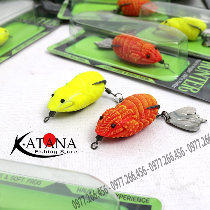 Nhái Hơi Câu Lure - Hunter V4 - mồi câu lure, câu cá lóc, câu cá chẽm, vược