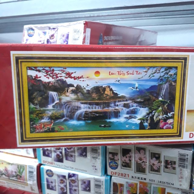 TRANH ĐÍNH ĐÁ PHONG CẢNH DF495(200x95)