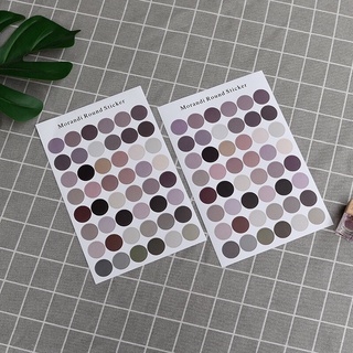 Sticker Morandi chấm bi dùng để dán tranh