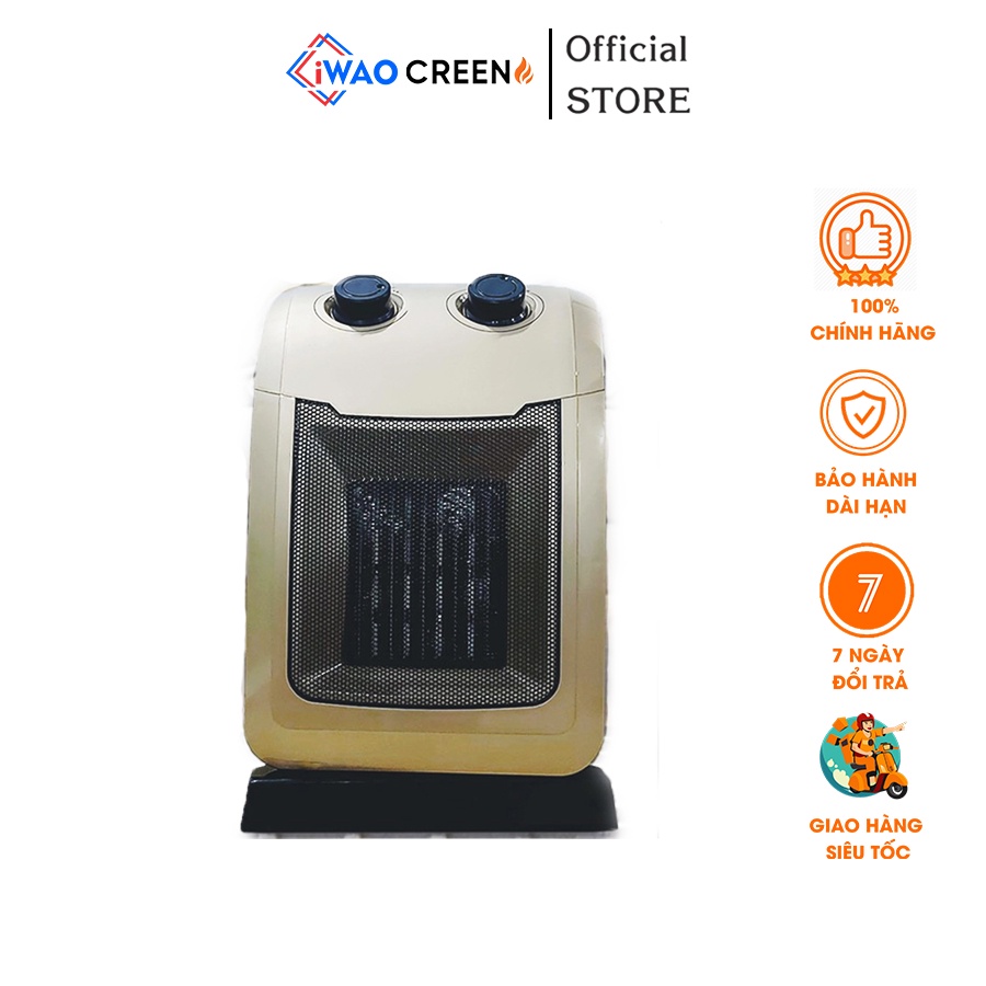 Máy Sưởi Gốm Ceramic Creen CR-H99 2000W New 2021 - Hàng Chính Hãng Bảo Hành 12 Tháng