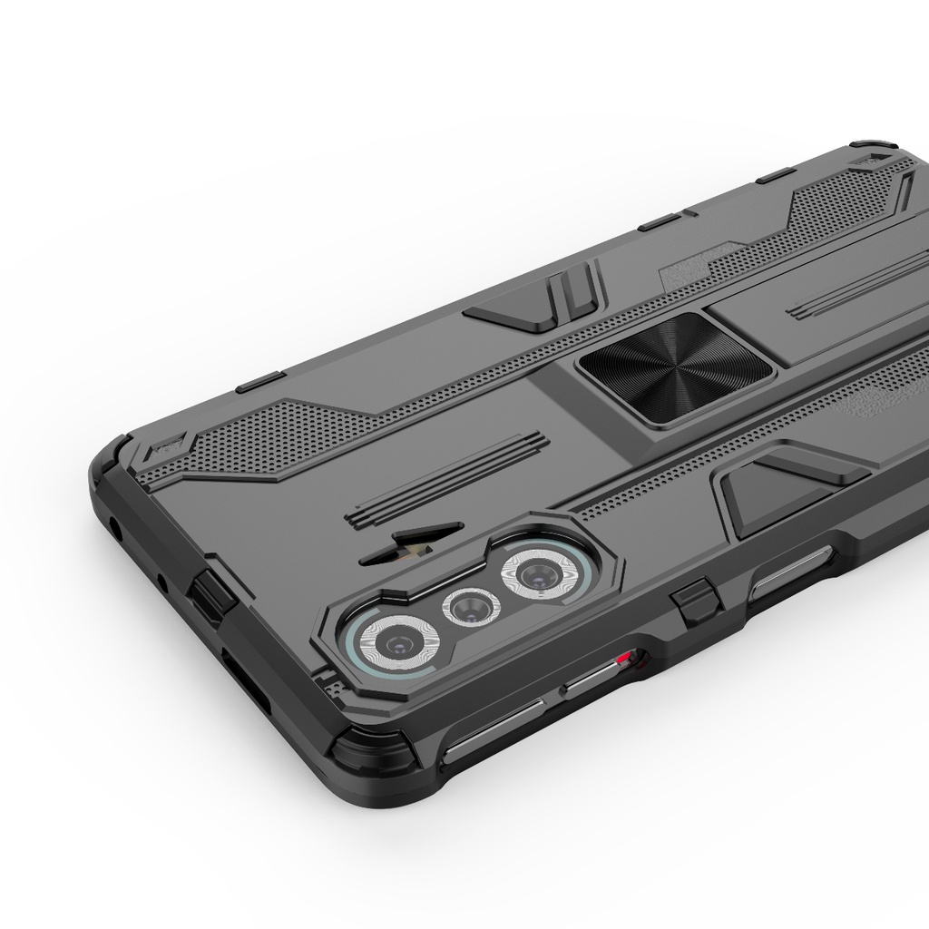 Ốp lưng Redmi K40 Gaming / K50 Gaming chống sốc Iron Man Ver 3 giá đỡ mặt lưng xem phim