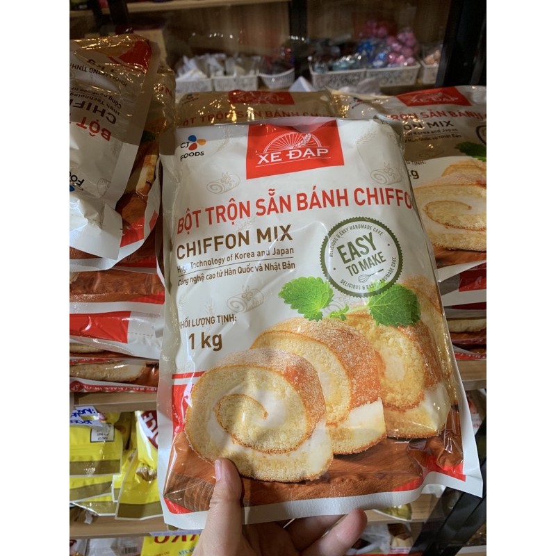 BỘT TRỘN SẴN BÁNH CHIFFON 1KG (ẢNH THẬT)