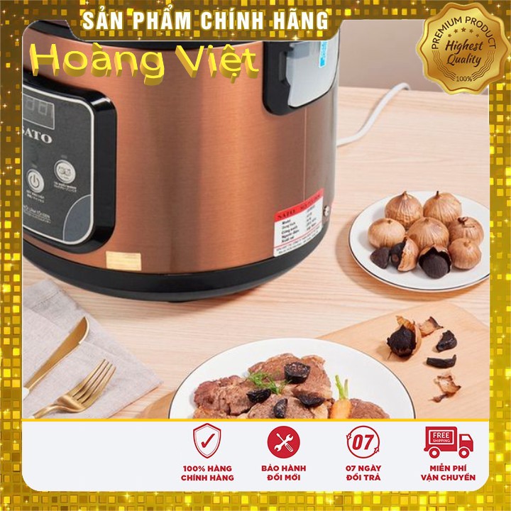 Nồi làm tỏi đen SATO 18TD052 Chính Hãng bảo Hành 12 Tháng. [GiadungHoangViet]