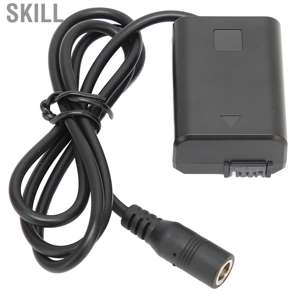 Skill Dummy Battery Kit  Safety FW50 ABS Professional DC Coupler for A6400 Sony