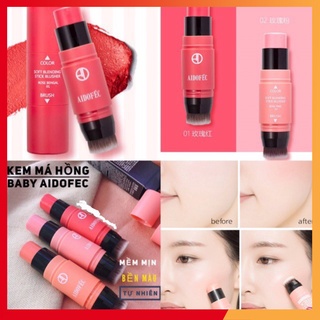 Má hồng dạng thỏi Aidofec