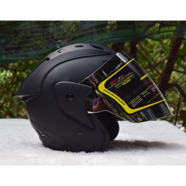 Mũ bảo hiểm Asia 115, mũ 3|4 kính, nón trùm tai