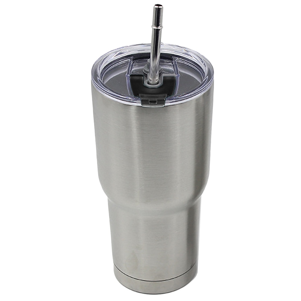 LỰA MẪU-Ly giữ nhiệt 900ml bằng inox tặng kèm 1 túi đựng - 1 nắp đậy chống tràn - 1 ống hút inox - 1 cọ rửa ống hút