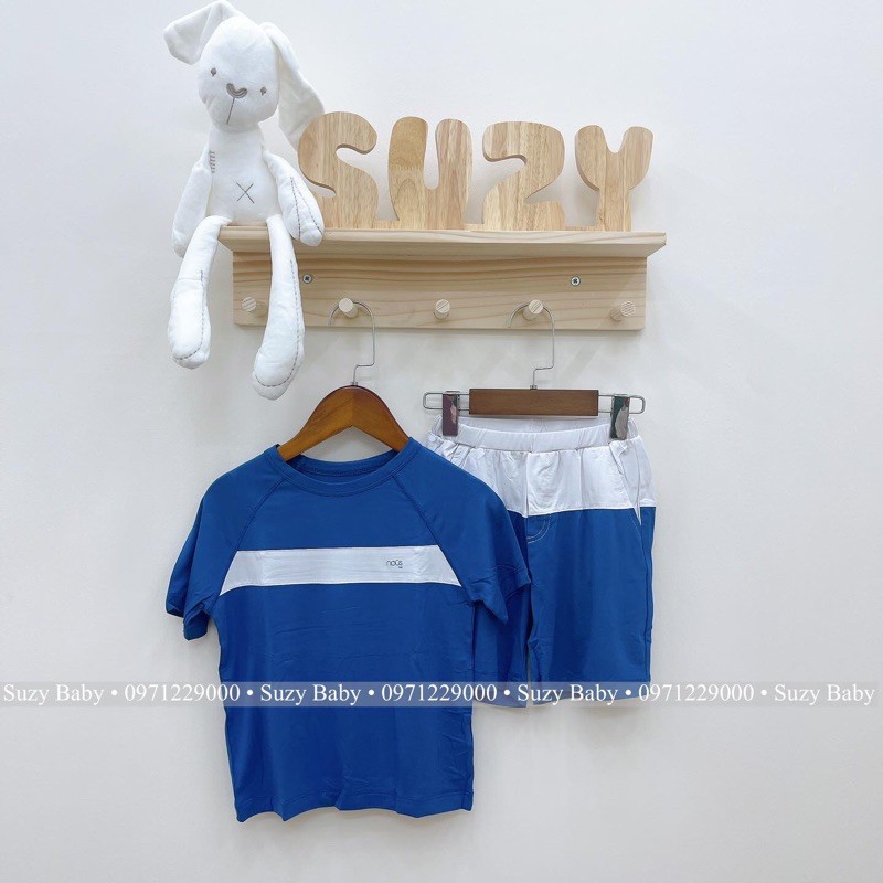 NOUS bộ cộc xanh ghi, Suzy baby