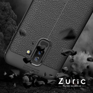 Ốp Lưng Auto Focus Vân Da Cho Samsung A8 Plus