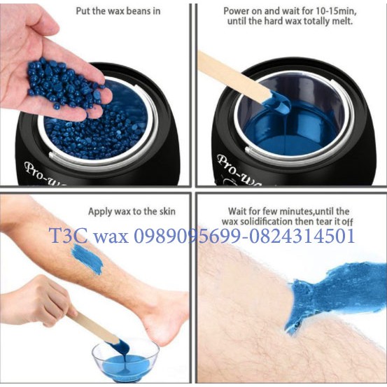 Nồi nấu sáp wax lông Pro Wax 100 triệt lông Làm Đẹp tại nhà Cao Cấp