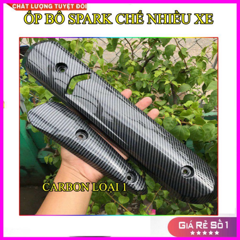 Ốp Pô Spark Vân Carbon Nhựa ABS Cao Cấp Chế Gắn Nhiều Loại Xe:  Winner V1, Winner X, Exciter, Sirius, Taurus, Jupiter