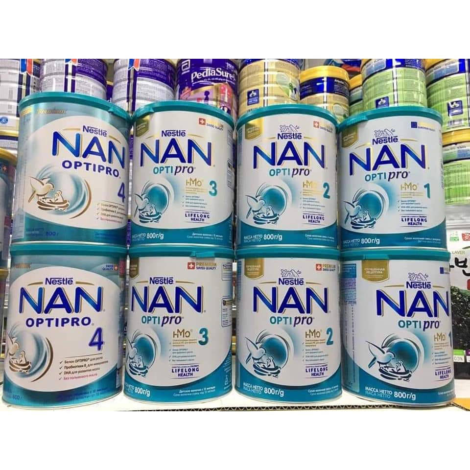 Sữa Nan Nga đủ số 1,2,3,4 400g,800g
