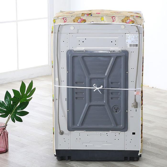 Vỏ bọc máy giặt cửa ngang chống thấm nước bụi bẩn 7,5-10kg chất nilong dày dặn, đồ gia dụng MUADDI
