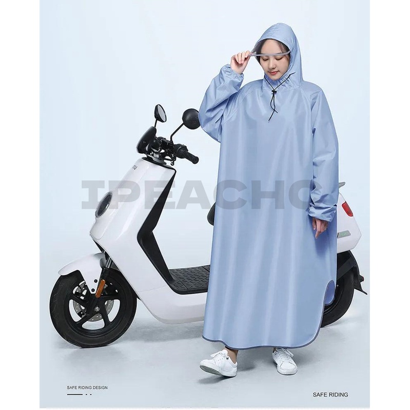 Áo mưa đi xe máy cao cấp ，có kính chắn nước，chống rách phong cách Nhật Bản mới，tiện dụng an toàn siêu nhẹ, siều bề