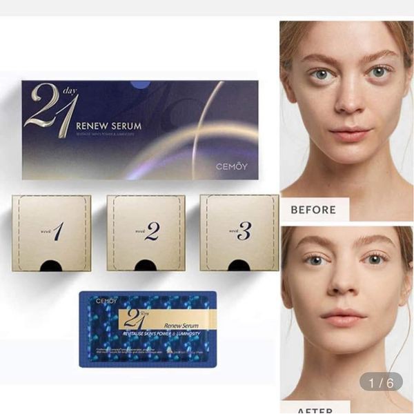 Serum Cemoy 21 ngày tái tạo da căng bóng sáng mịn mới _Aurora Good Night Essence 21 ngày AUSTRALIA