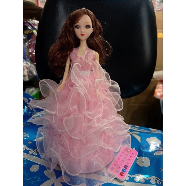 Búp bê công chúa Baby dùng pin nhạc đèn có romot điều khiển tặng kèm pin