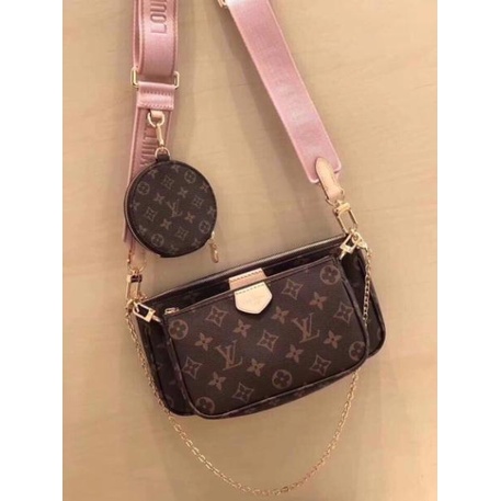 Sét 3 món LLlvvvv dây hồng và nâu hàng cao cấp