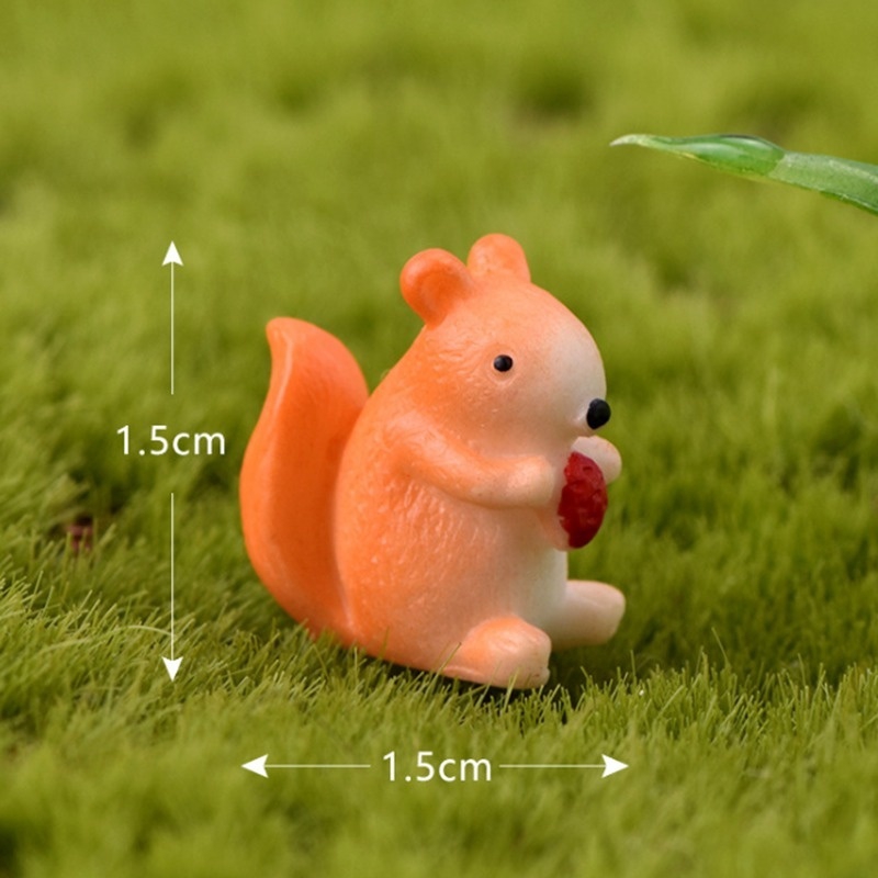 Set 5 mô hình động vật mini dễ thương trang trí sân vườn