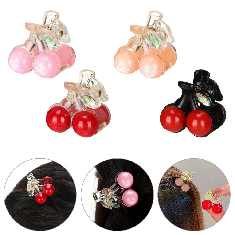 Kẹp Tóc Họa Tiết Quả Cherry Xinh Xắn Thời Trang Dự Tiệc Cưới