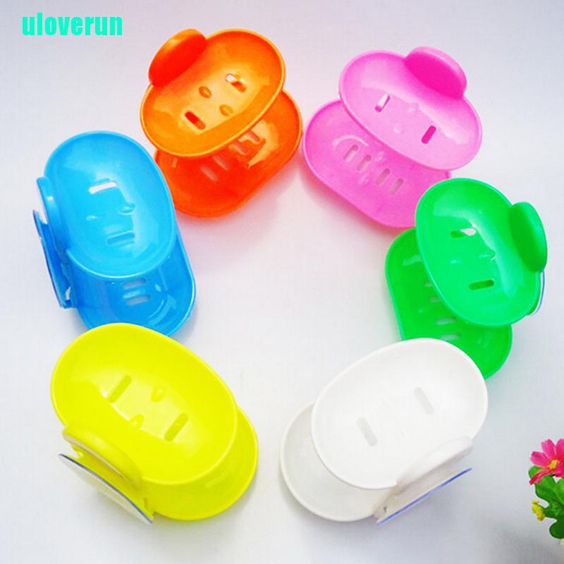 Uloverun Giá Đỡ Xà Phòng Hai Lớp Có Giác Hút Mạnh Hợp Thời Trang Cho Phòng Tắm