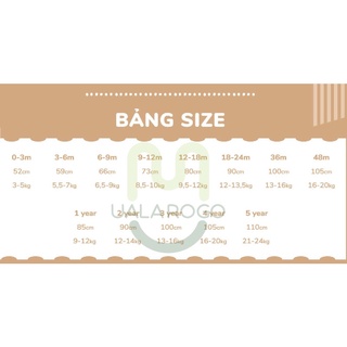 BỘ QA SƠ SINH CÚC GIỮA PETIT UALAROGO