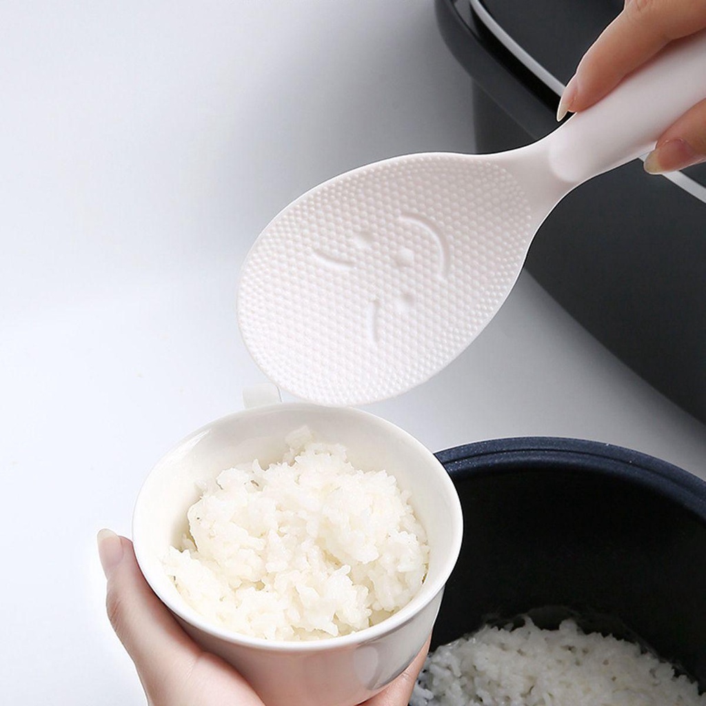 Muỗng Ăn Cơm Chống Dính Kiểu Dáng Dễ Thương Tiện Dụng