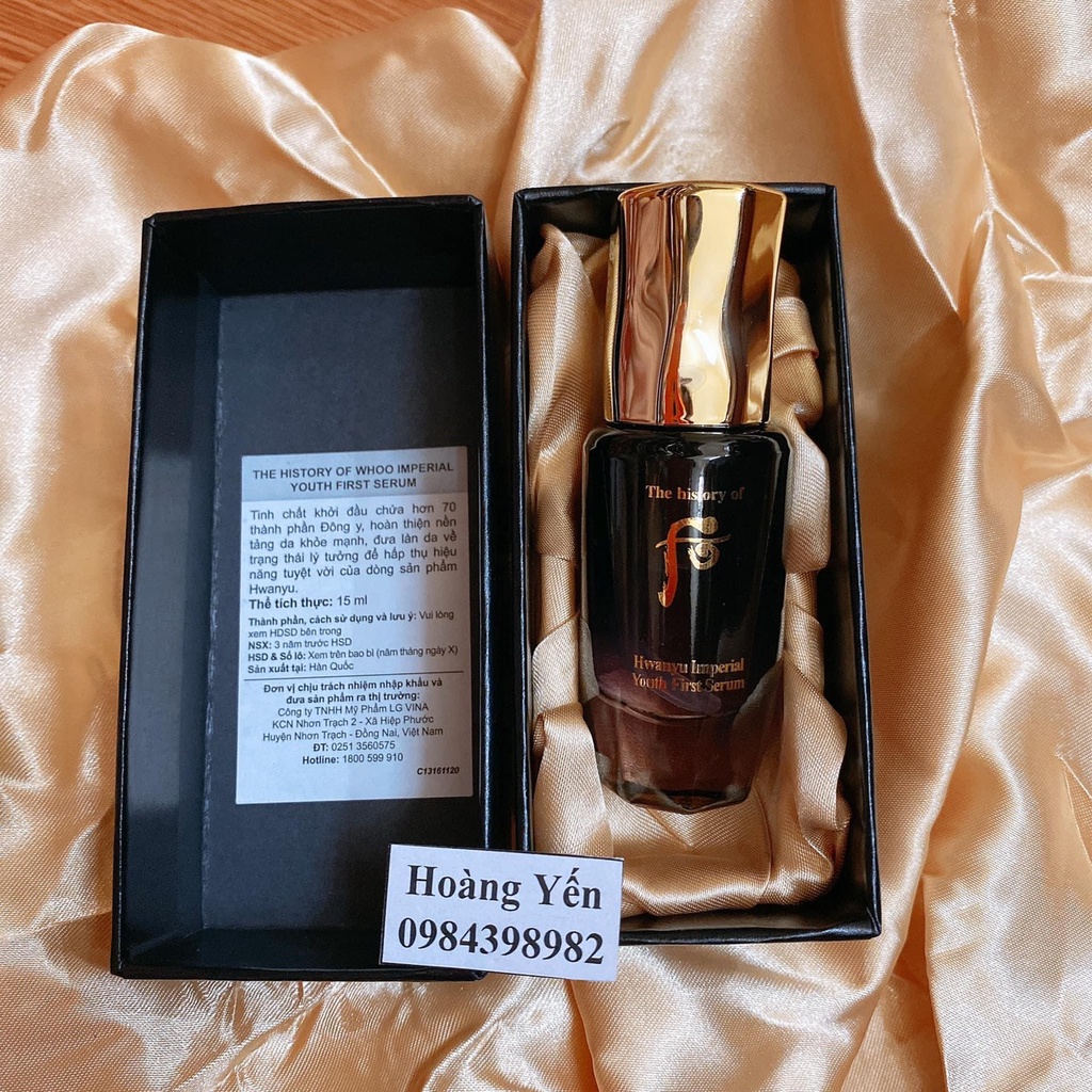 TINH CHẤT FIRST CARE HOÀN LƯU CAO TRẺ HOÁ DA WHOO 15ML