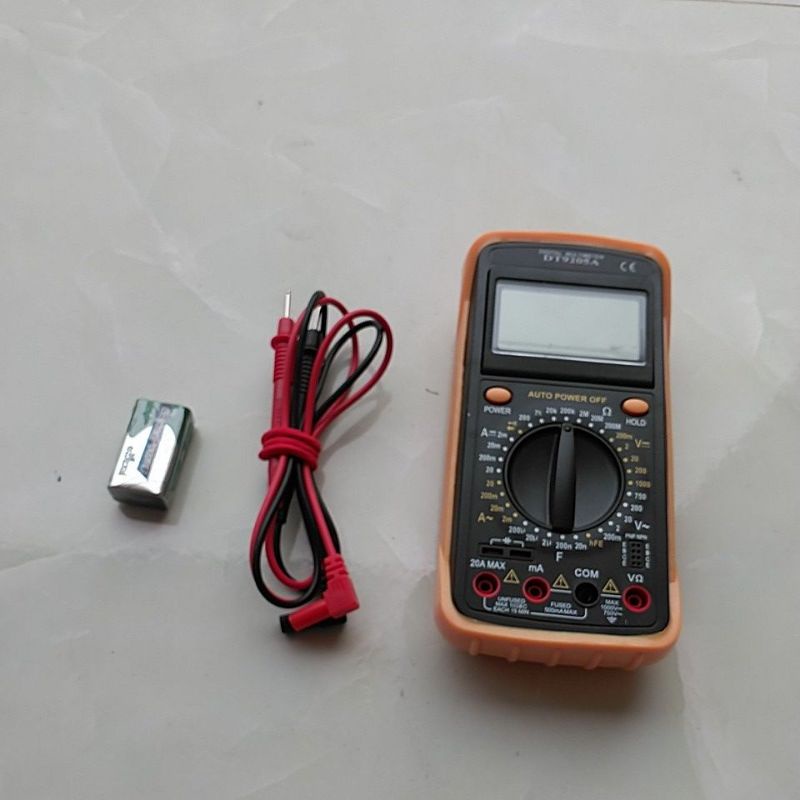 Đồng hồ vạn năng DT9205.Tặng 1 viên pin 9v