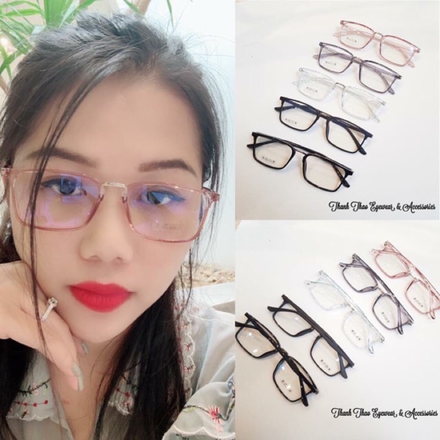 GỌNG CẬN DẺO TR90 HÀN QUỐC DÁNG VUÔNG UNISEX - Gọng giả cận Hàn Quốc 2165