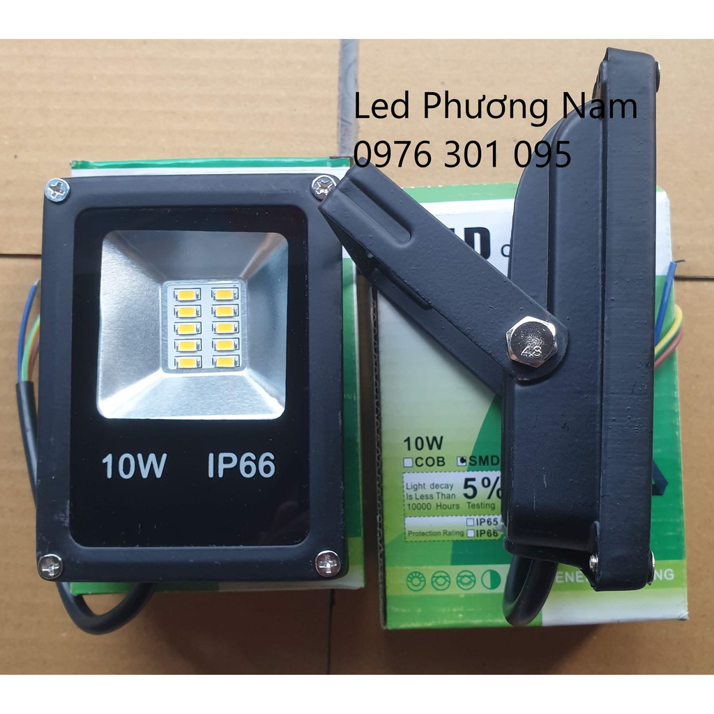 Đèn Pha led 10w chiếu sáng bảng hiệu, cây cành