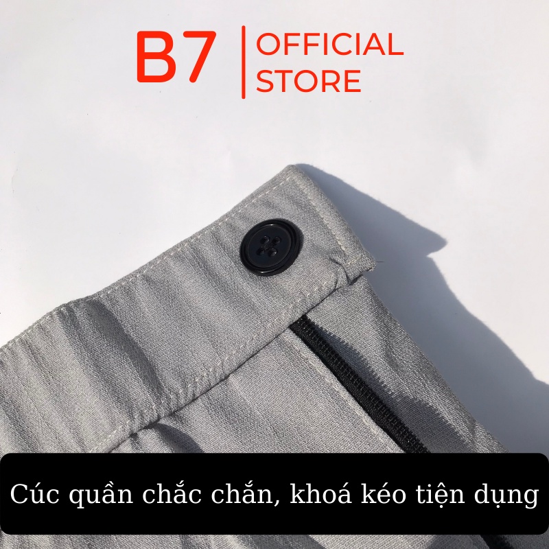 Quần Đùi Nam Vải Đũi Thời Trang Mềm Mát Siêu Nhẹ Mau Khô