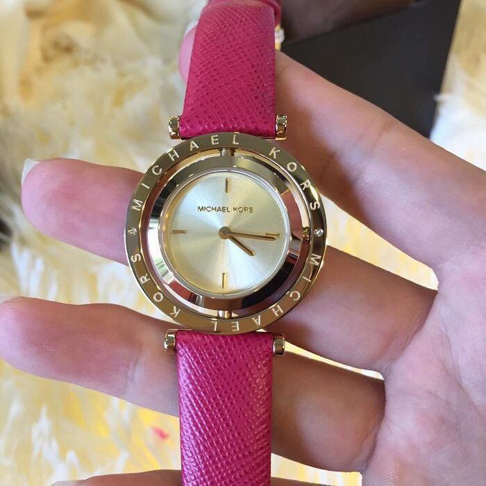 Đồng hồ MK nữ - Đồng hồ Michael Kors nữ MK2524 Dây da các màu