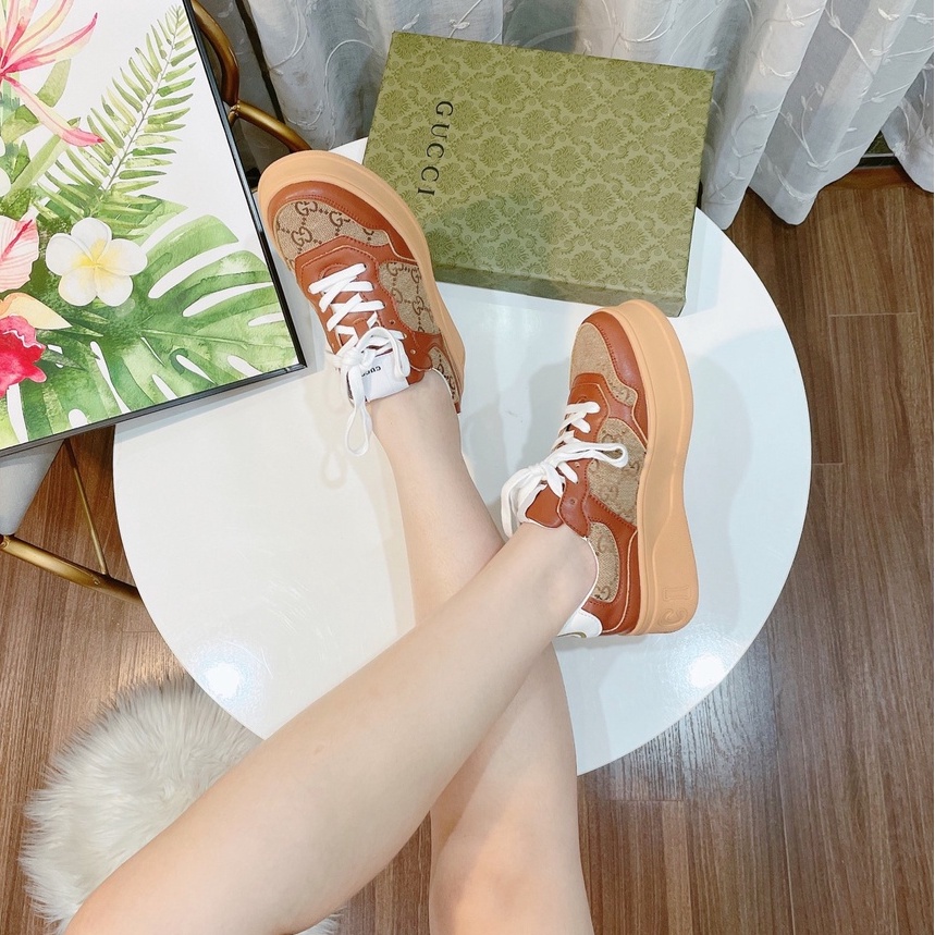 Giày thê thao nam nữ , Giày gucci nữ đôn đế cao cấp sezi 35_39