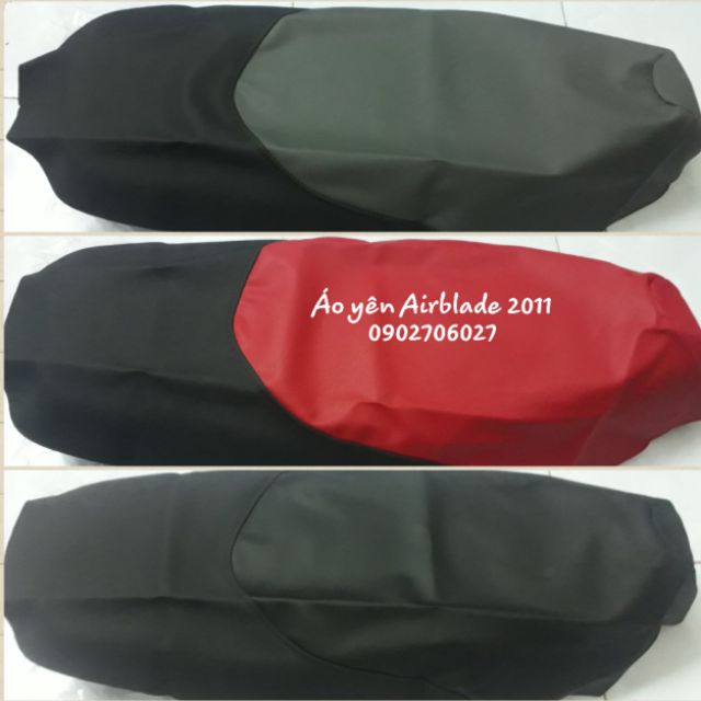 Áo yên xe Airblade 2011 tặng kèm bọc chân chống xe