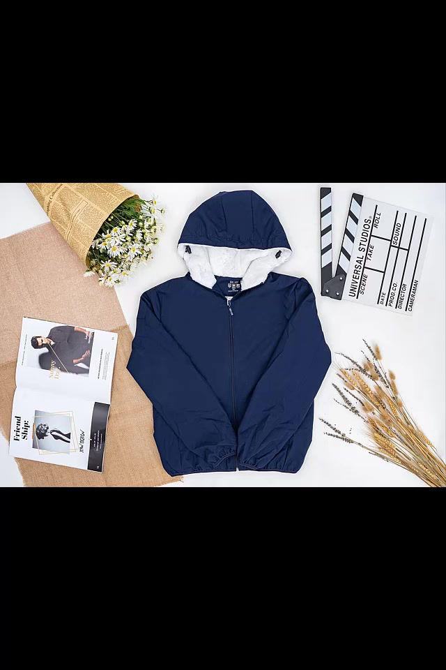 Áo khoác gió Nữ LÔNG CỪU cao cấp, vải tráng bạc chống nước, mũ tháo rời,bo chun gấu | BigBuy360 - bigbuy360.vn