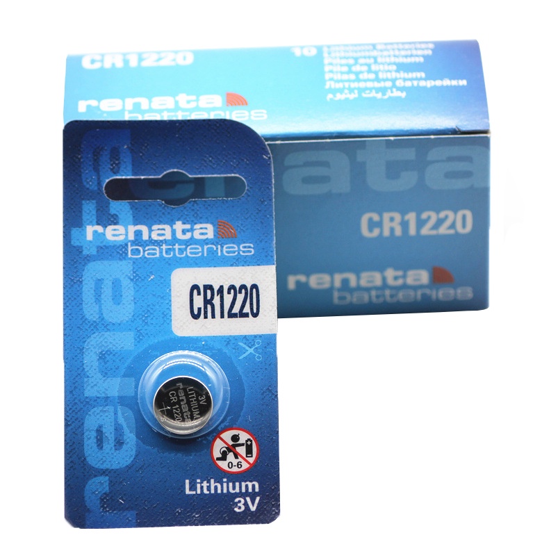 Viên Pin CR1220 Lithium 3v Hiệu Renata Thụy Sĩ