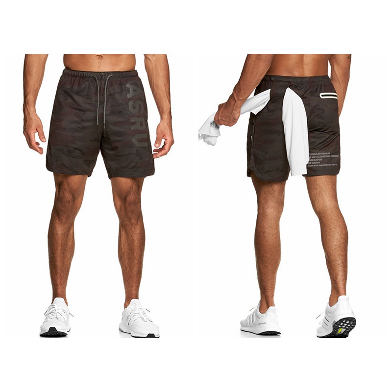 [GYMen]  Quần short thể thao nam  thoải mái  chạy bộ   tập thể dục  quần bóng rổ  rộng rãi  cỡ lớn  ngoài trời   huấn luyện  hút mồ hôi  quần ngắn đến gối