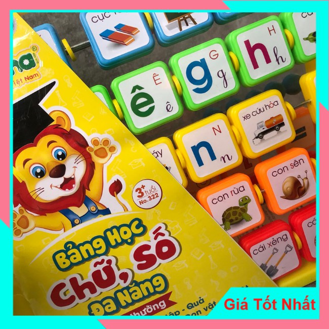 Kệ Chữ A Cho Bé Antona 6in1 AT322 - Giúp Bé Làm Quen Với Chữ Số, Chữ Cái Dễ Dàng Hơn