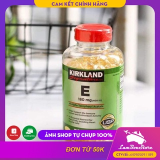 Vitamin E Kirkland 400 IU, E Mỹ (500 viên)