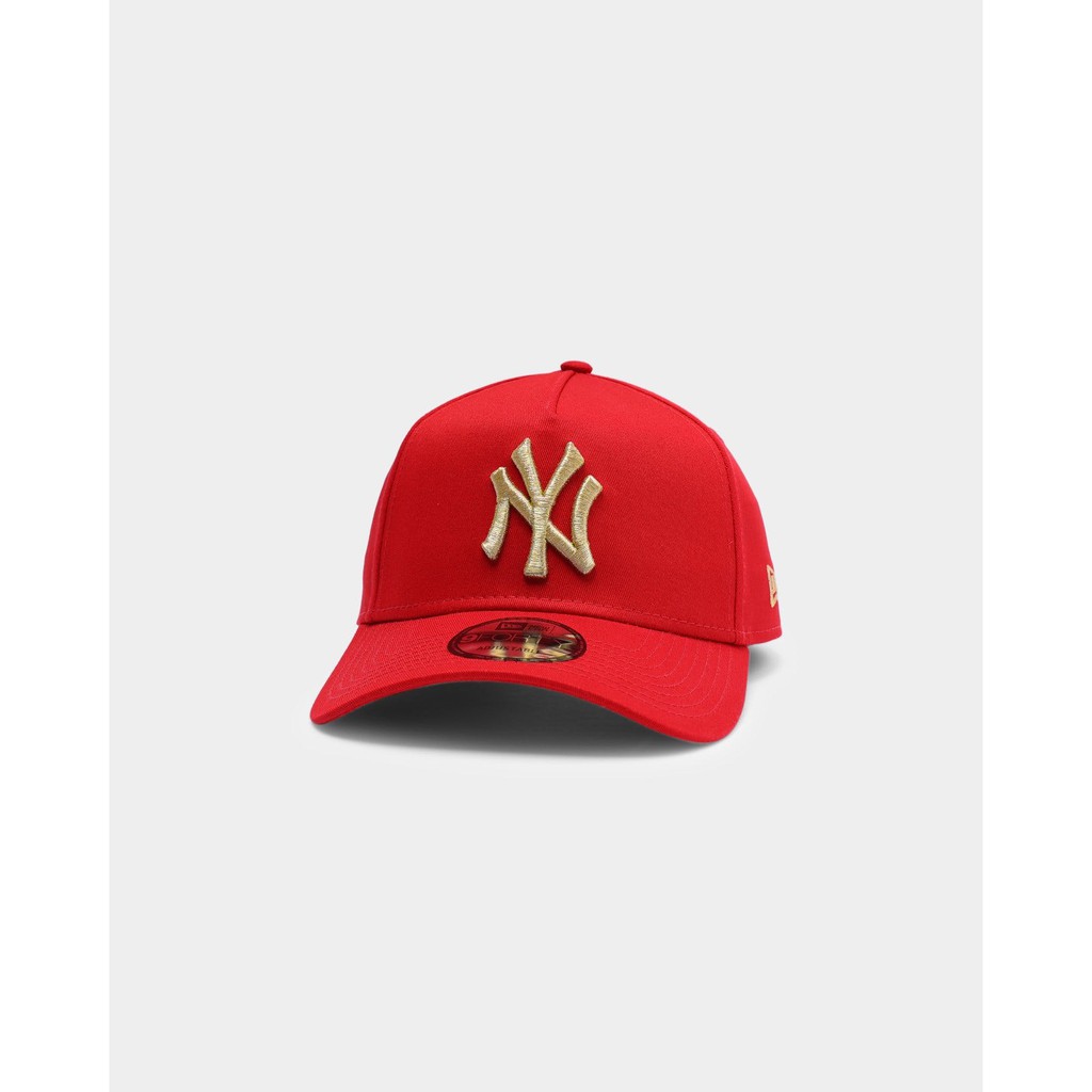[New Era] Nón 9FORTY A-Frame NY New Year Red Metallic Gold
