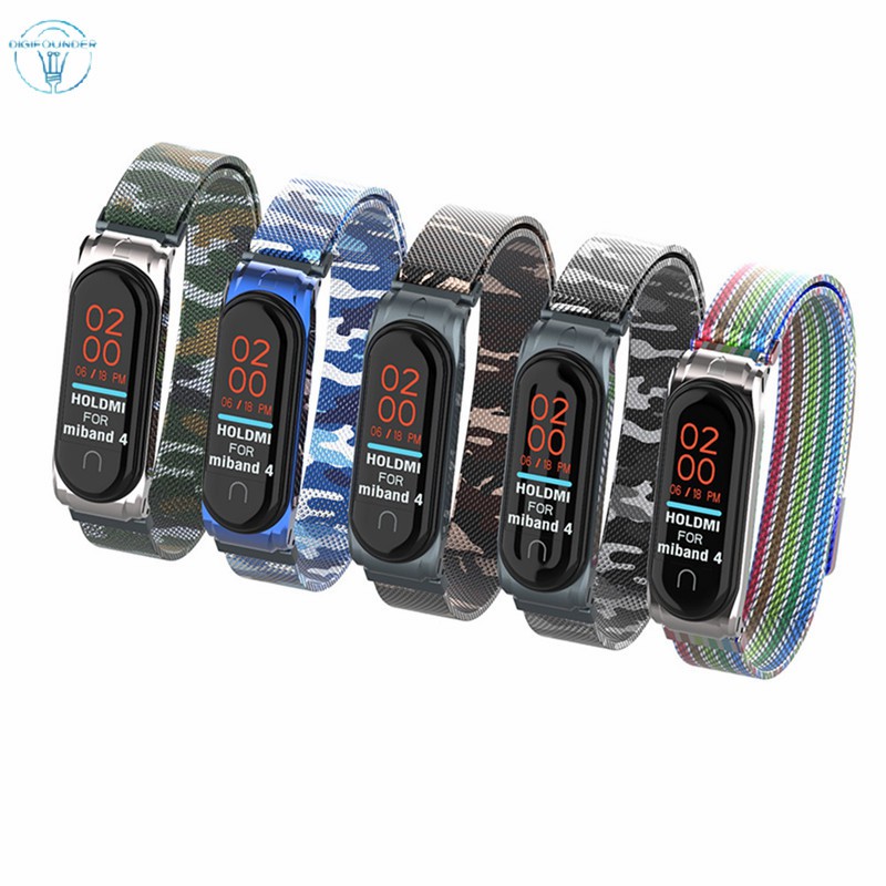 Dây đeo thay thế họa tiết bắt mắt cho đồng hồ thông minh Xiaomi Mi Band 4