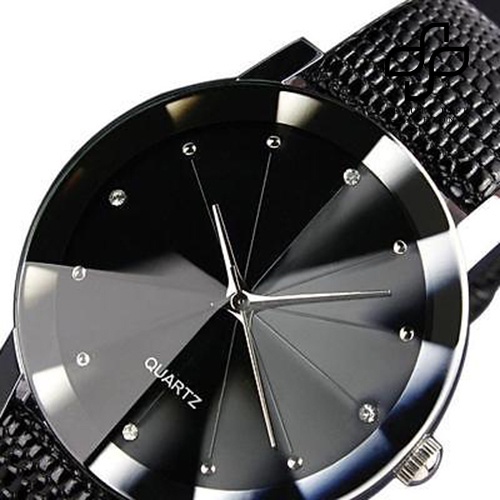 BEA™ Fashion Causal Quartz Faux Leather Round Dial Wrist Watch