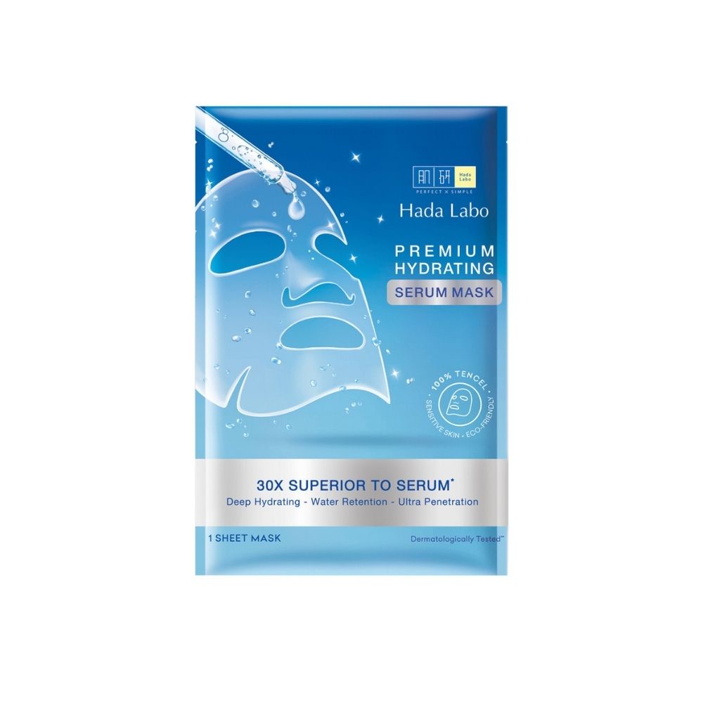 Mặt nạ tinh chất dưỡng ẩm cao cấp Hada Labo Premium Hydrating Serum Mask (23g/miếng)