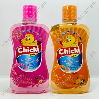 Nước súc miệng trẻ em Chicki chai 250ml